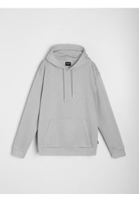 Sinsay - Bluza hoodie basic - kremowy. Kolor: kremowy