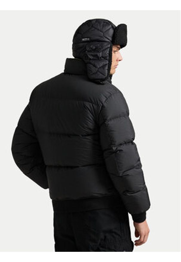 Polo Ralph Lauren Kurtka puchowa 710967783003 Czarny Regular Fit. Typ kołnierza: polo. Kolor: czarny. Materiał: syntetyk