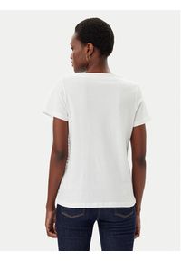 Tom Tailor T-Shirt 1045544 Biały Regular Fit. Kolor: biały. Materiał: bawełna