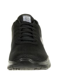 skechers - Buty do chodzenia męskie Skechers Advantage Flex Bendon. Zapięcie: sznurówki. Kolor: czarny. Materiał: tkanina. Szerokość cholewki: normalna. Sport: turystyka piesza