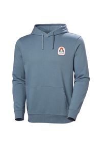 Bluza z kapturem Helly Hansen Massif Graphic. Typ kołnierza: kaptur. Kolor: niebieski #1
