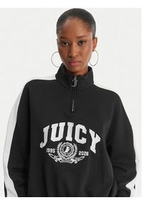 Juicy Couture Bluza College JCSAS126401 Czarny Relaxed Fit. Kolor: czarny. Materiał: bawełna #7