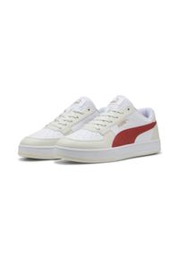 Puma - Sneakersy Caven 2.0 PUMA White Red Fire Vapor Gray. Kolor: czerwony, szary, biały, wielokolorowy. Sezon: lato. Sport: turystyka piesza