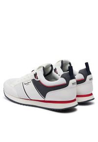 Pepe Jeans Sneakersy Dublin Brand PMS40009 Biały. Kolor: biały. Materiał: materiał #4