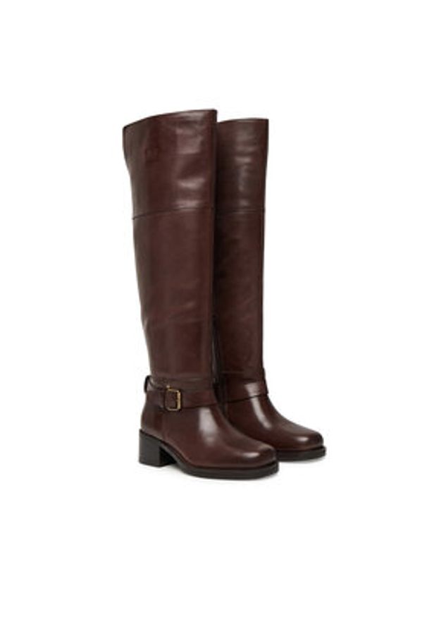 Bronx Kozaki Ky Ley 14402-US Brązowy. Kolor: brązowy. Materiał: skóra