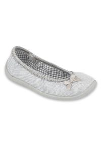 Befado obuwie dziecięce 980Y102 srebrny szare. Kolor: srebrny, szary, wielokolorowy. Materiał: tkanina, bawełna