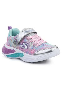 skechers - Buty Skechers S Lights Star Sparks Jr 302324L-SMLT wielokolorowe. Zapięcie: rzepy. Kolor: wielokolorowy. Materiał: syntetyk. Szerokość cholewki: normalna. Wzór: kolorowy