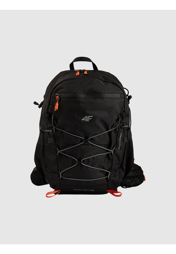 4f - 4F Plecak trekkingowy (20 L) - czarny Uniwersalny. Kolor: czarny. Materiał: materiał