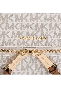 MICHAEL Michael Kors Plecak Rhea Zip 30S7GEZB1V Beżowy. Kolor: beżowy. Materiał: skóra #3