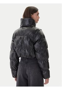 Adidas - adidas Kurtka zimowa Essentials Glossy 2-In-1 JX2988 Czarny Loose Fit. Kolor: czarny. Materiał: syntetyk. Sezon: zima