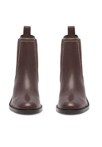 Gino Rossi Botki ALBA-110382 Brązowy. Kolor: brązowy. Materiał: skóra #8