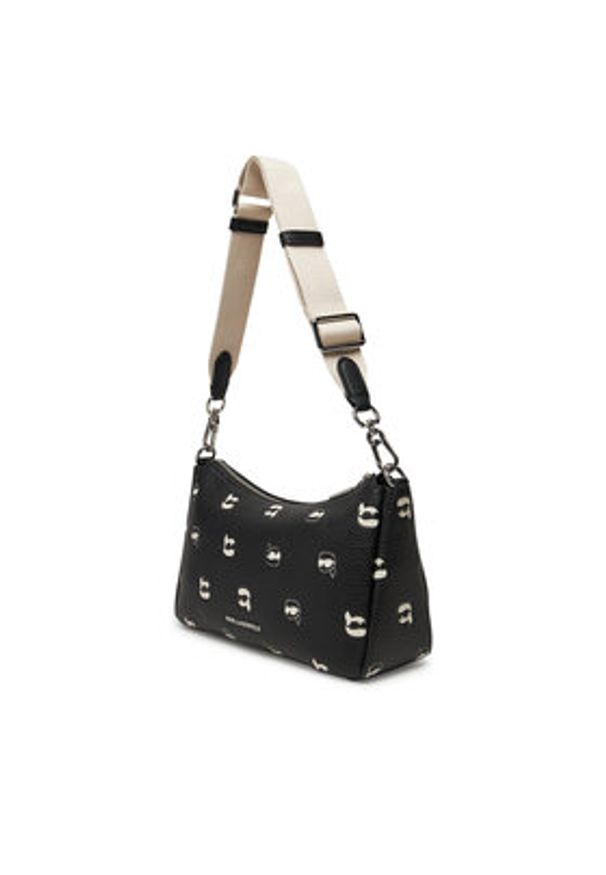 Karl Lagerfeld - KARL LAGERFELD Torebka A2W30207 Czarny. Kolor: czarny. Materiał: skórzane