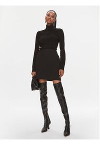Calvin Klein Spódnica mini K20K206250 Czarny Regular Fit. Kolor: czarny. Materiał: syntetyk