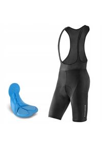 ROCKBROS - Krótkie spodenki rowerowe Rockbros z wkładką szelki sportowe męskie rozmiar XL. Kolor: czarny. Długość: krótkie. Sport: kolarstwo