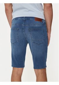 BOSS Szorty jeansowe 50513488 Niebieski Slim Fit. Kolor: niebieski. Materiał: bawełna #4