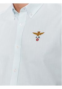 Aeronautica Militare Koszula 232CA1238CT3213 Niebieski Regular Fit. Kolor: niebieski. Materiał: bawełna #3