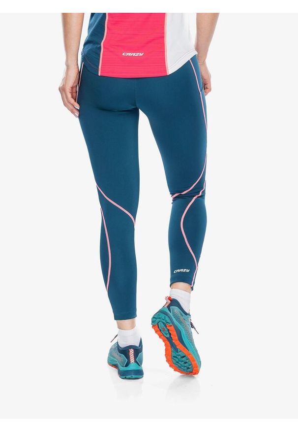 CRAZY - Getry do biegania damskie Crazy Leggings Cute Light. Kolor: zielony