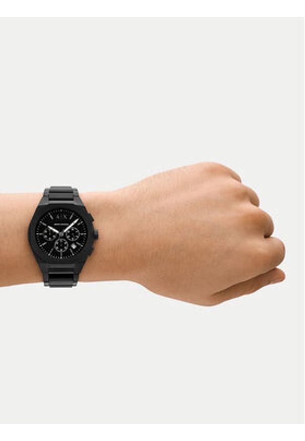 Armani Exchange Zegarek Rafael AX4183 Czarny. Kolor: czarny