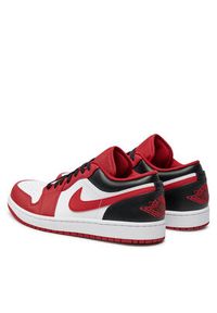 Nike Sneakersy Air Jordan 1 Low 553558 163 Czerwony. Kolor: czerwony. Materiał: skóra. Model: Nike Air Jordan