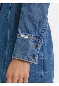 Guess Jeans Sukienka jeansowa W5BK48 D5M48 Niebieski Slim Fit. Kolor: niebieski. Materiał: bawełna #5