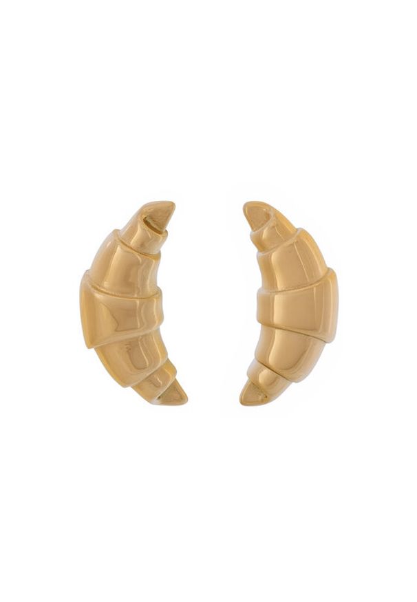 Aldo Kolczyki Croissants 14088495 Złoty. Materiał: metalowe. Kolor: złoty