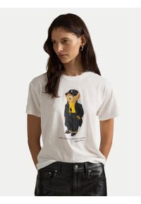 Polo Ralph Lauren T-Shirt 211A87615002 Biały Regular Fit. Typ kołnierza: polo. Kolor: biały. Materiał: bawełna #1