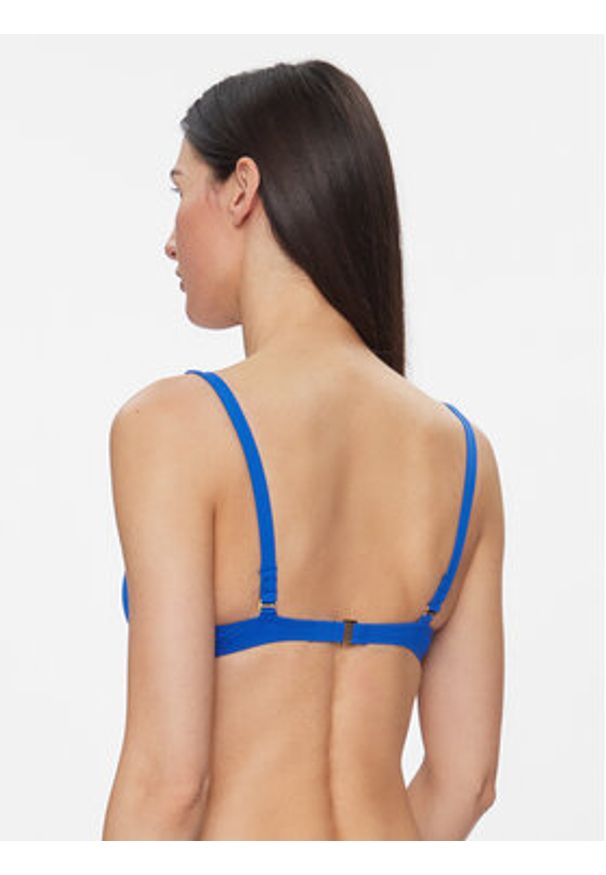 Lauren Ralph Lauren Góra od bikini 20401042 Niebieski. Kolor: niebieski. Materiał: syntetyk
