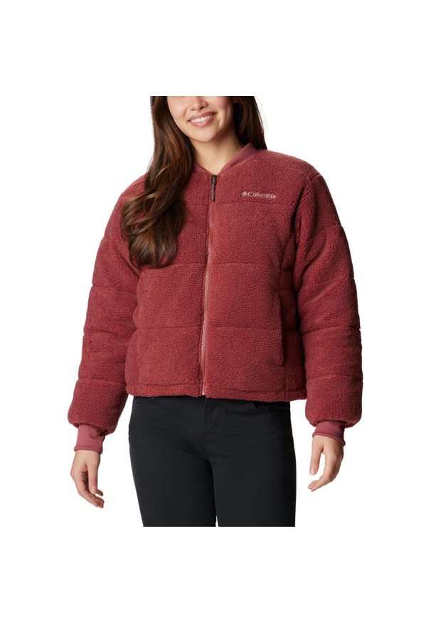 columbia - Kurtka damska Street Columbia Puffect Novelty. Kolor: czerwony. Sezon: zima. Sport: turystyka piesza