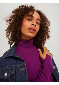 JJXX Golf 12201875 Fioletowy Regular Fit. Typ kołnierza: golf. Kolor: fioletowy. Materiał: wiskoza #5