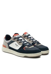 Pepe Jeans Sneakersy Kore Skate M PMS00027 Granatowy. Kolor: niebieski. Materiał: zamsz, skóra. Sport: skateboard #5