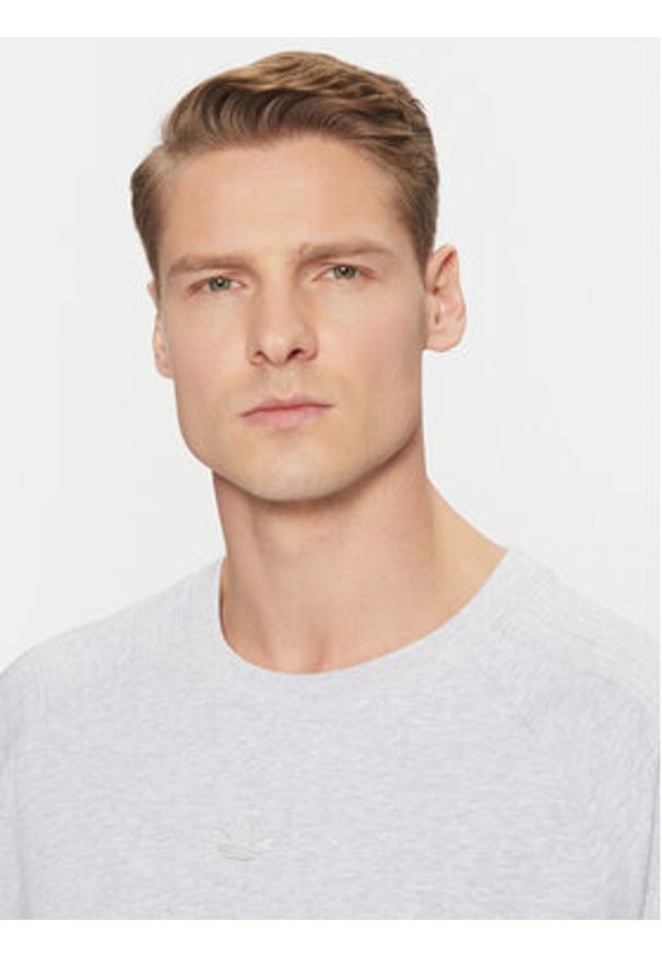 Adidas - adidas T-Shirt Premium Essentials JD3275 Szary Loose Fit. Kolor: szary. Materiał: bawełna