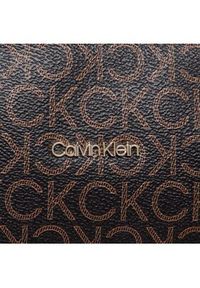 Calvin Klein Torebka Ck Must Shopper Md Mono K60K609887 Brązowy. Kolor: brązowy. Materiał: skórzane #4
