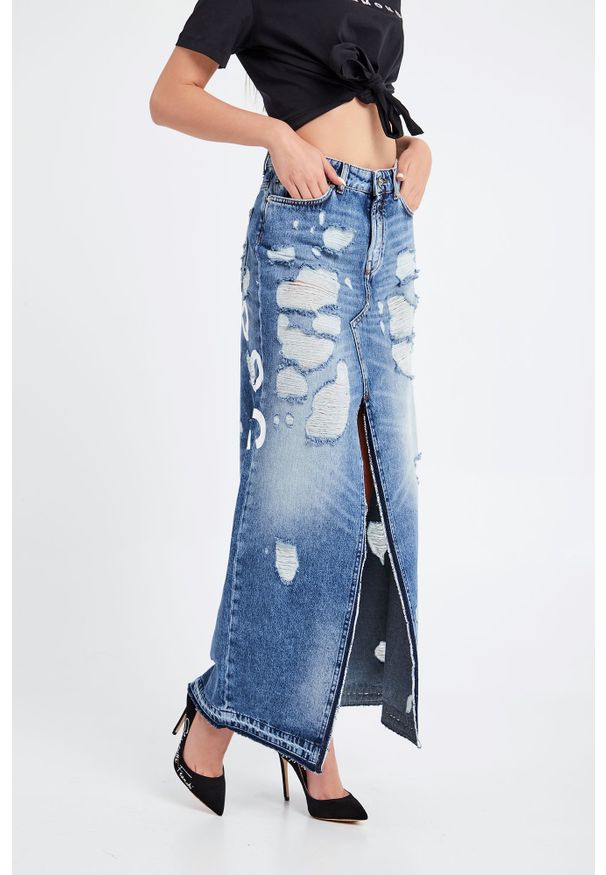 John Richmond - SPÓDNICA DENIM JORDIN JOHN RICHMOND. Materiał: denim. Długość: długie
