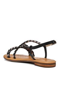 Geox Sandały D Sozy S D65LXA 0KFKY C0067 Czarny. Kolor: czarny. Materiał: skóra #5