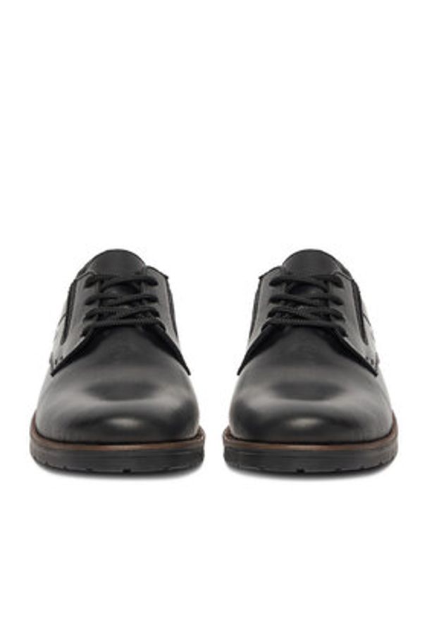 Rieker Półbuty 14621-00 Czarny. Kolor: czarny. Materiał: skóra