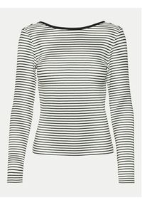 Vero Moda Bluzka Chloe 10314406 Biały Slim Fit. Kolor: biały. Materiał: bawełna #6