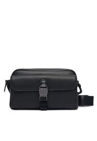 Calvin Klein Saszetka Emblem Hw Camera Bag LV04D3505G Czarny. Kolor: czarny. Materiał: skóra #4