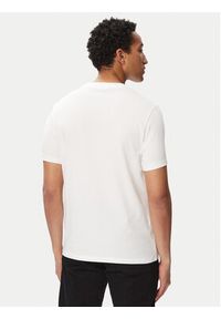Karl Lagerfeld - KARL LAGERFELD T-Shirt 755781 563235 Biały Regular Fit. Typ kołnierza: dekolt w karo. Kolor: biały. Materiał: bawełna #3