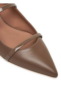 MALONE SOULIERS Klapki Maureen Flat 328 Brązowy. Kolor: brązowy. Materiał: skóra #3