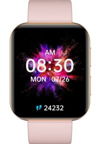 GARETT - Smartwatch Garett GRC MAXX Różowy (TKGASW001770). Rodzaj zegarka: smartwatch. Kolor: różowy