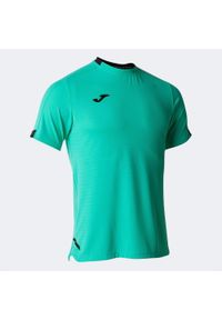 Koszulka tenisowa męska z krótkim rękawem Joma smash short sleeve. Kolor: zielony. Długość rękawa: krótki rękaw. Długość: krótkie. Sport: tenis #1