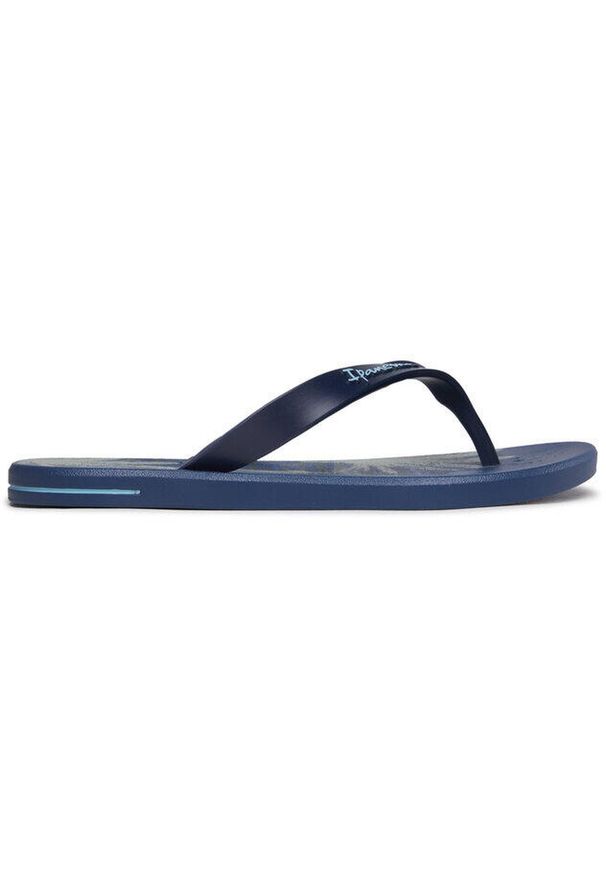 Japonki plażowe męskie Ipanema Posto 10 Temas IV AD. Okazja: na plażę. Kolor: niebieski. Styl: sportowy