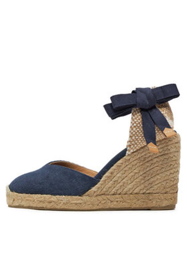 Castañer Espadryle Chiara/8/002 021669 Niebieski. Kolor: niebieski. Materiał: materiał