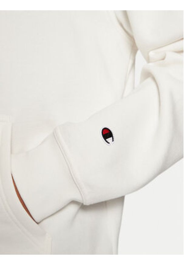 Champion Bluza 220271 Biały Relaxed Fit. Kolor: biały. Materiał: bawełna, syntetyk