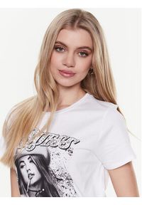 Guess T-Shirt W3RI56 K9RM3 Biały Relaxed Fit. Kolor: biały. Materiał: bawełna #3