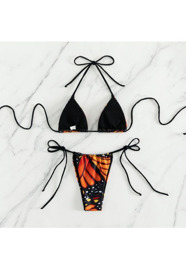 Intica - Strój kąpielowy dwuczęściowy na lato z regulowanymi ramiączkami Gabie. Kolor: wielokolorowy. Materiał: materiał