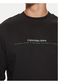 Calvin Klein Jeans Bluza Minimal Logo J30J327119 Czarny Regular Fit. Kolor: czarny. Materiał: bawełna #3
