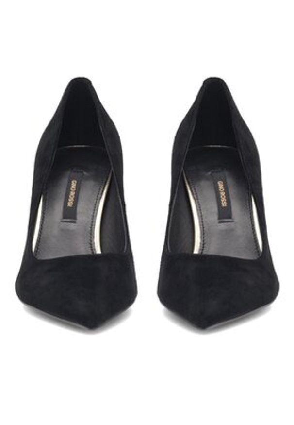 Gino Rossi Szpilki SEIA-V1299-08-4-S Czarny. Kolor: czarny. Materiał: skóra, zamsz. Obcas: na szpilce