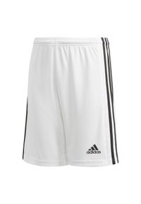 Adidas - Spodenki treningowe dla dzieci adidas Squadra 21 Short Youth. Kolor: biały, wielokolorowy, czarny. Materiał: poliester