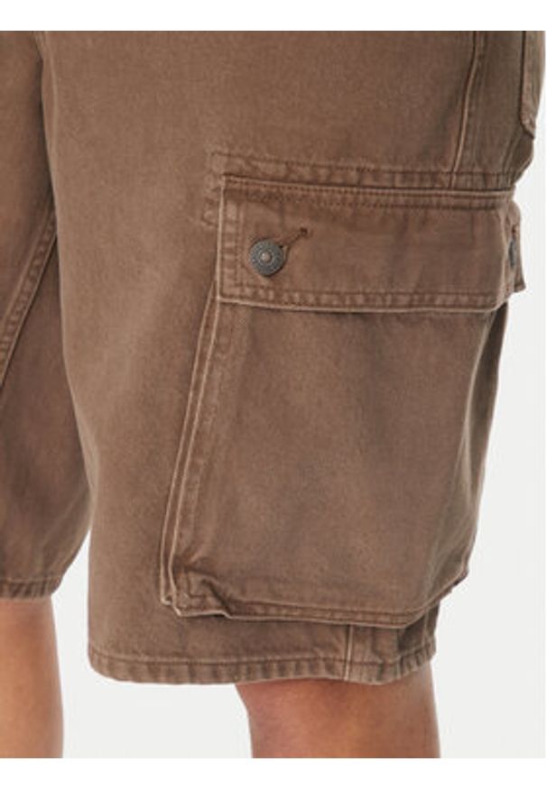 Levi's® Szorty jeansowe 478™ 001GU-0003 Brązowy Baggy Fit. Kolor: brązowy. Materiał: bawełna